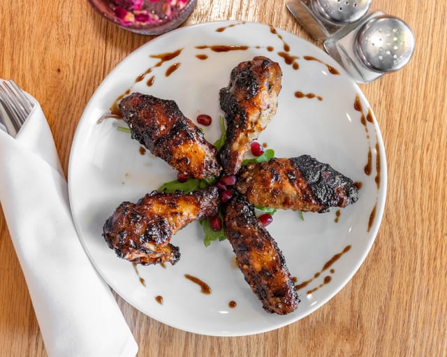Mediterranean-style Grilled Wings.