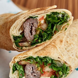 Kofta Kebab Wrap